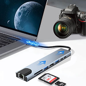 MultiPort™HUB ADAPTADOR TIPO C 8 EN 1
