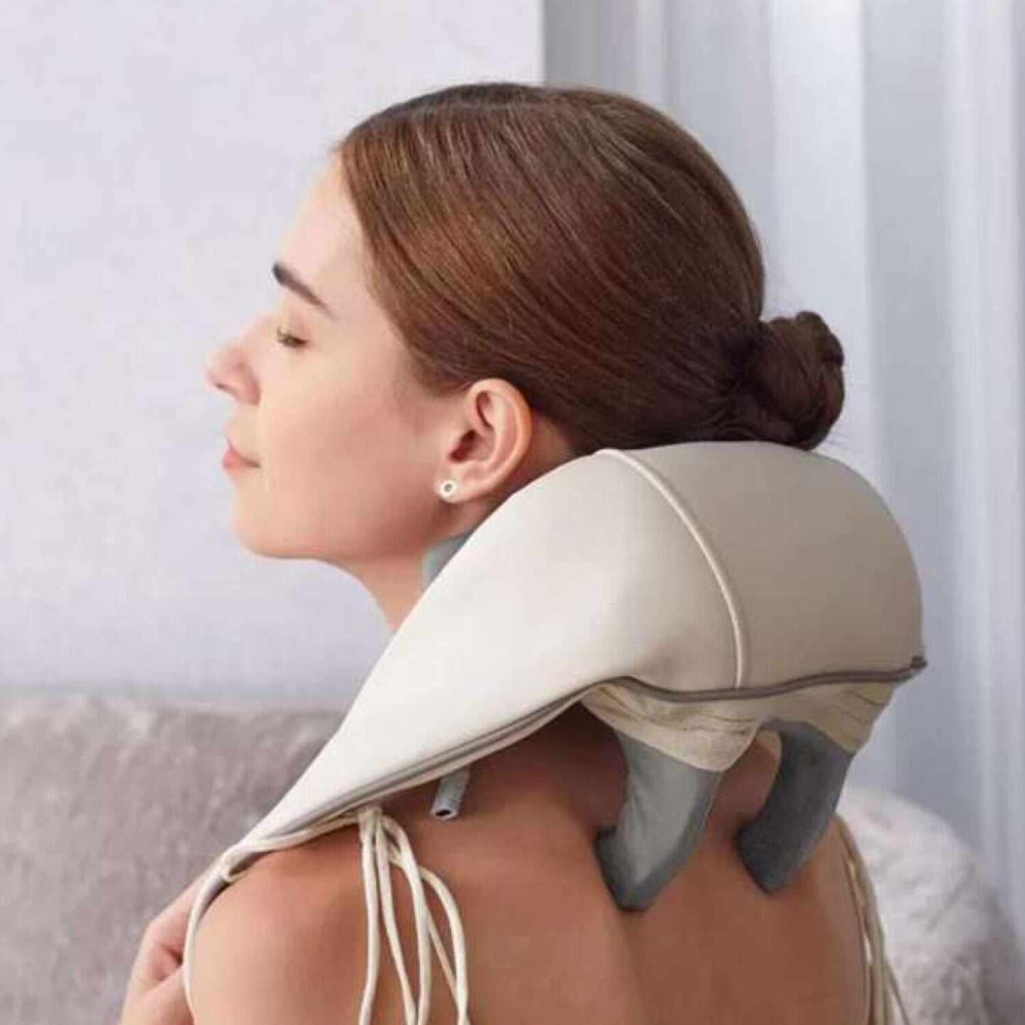 RelaxNeck Pro™ MASAJEADOR DE CUELLO 6D Shiatsu