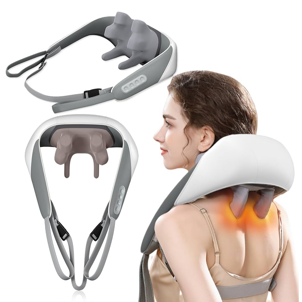 RelaxNeck Pro™ MASAJEADOR DE CUELLO 6D Shiatsu